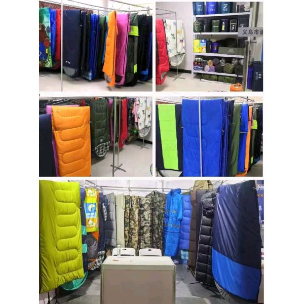 Factory wholesale ultralight outdoor double sleeping bag winter waterproof thermal sleeping bag camping