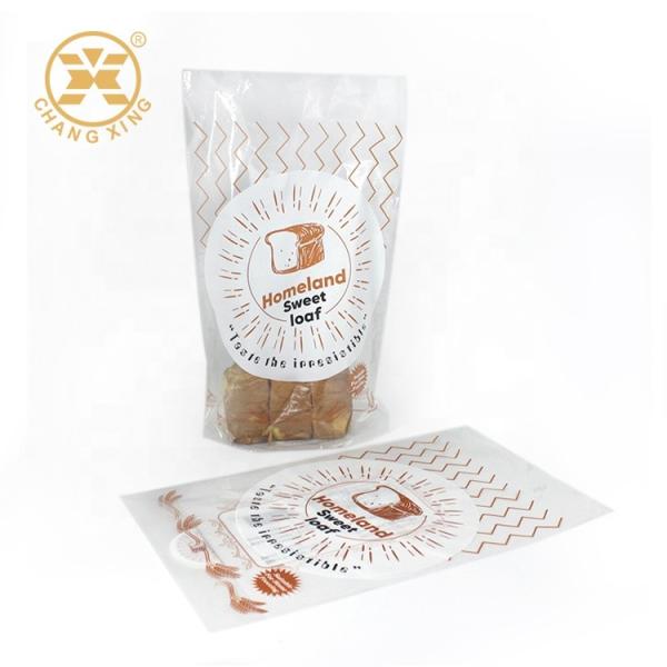 Sacos plásticos do pão do empacotamento de alimento do lldpe do empacotamento de pão da padaria do produto comestível