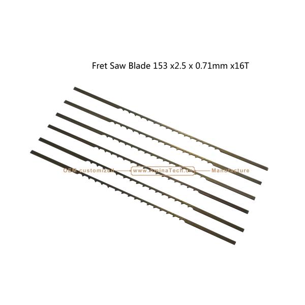 Fret Saw Blade 153x2.5x0.71mmx16T Cutting wood,Plastic