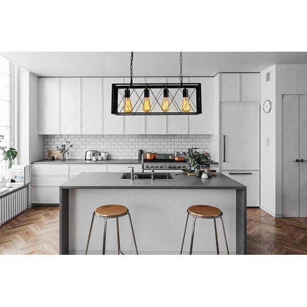 Света падения античного металла привесных ламп отделки чернением винтажного винтажные 4 света