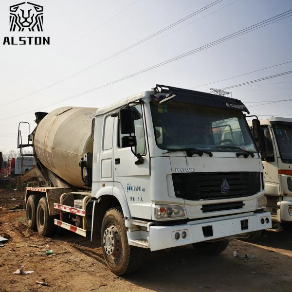 6x4 10M3 12M3  Used Concrete Mixer Truck , Howo Ready Mix Concrete Lorry