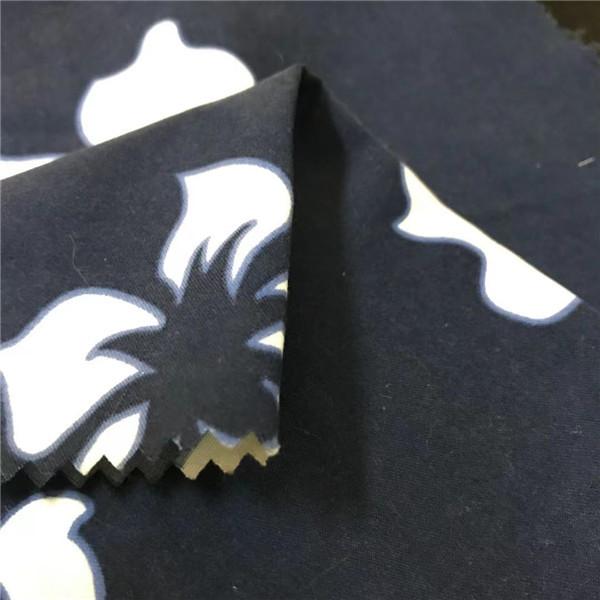 Printed 100 Polyester Microfiber Fabric For Clothing 75DX150D 115gsm 150cm