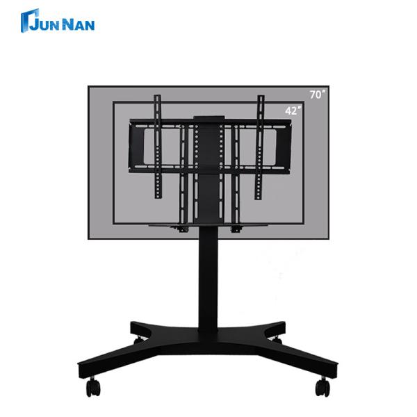 Motorized Remote TV Lift 25mm/S Black Tv Stand Trolley Height Adjuster