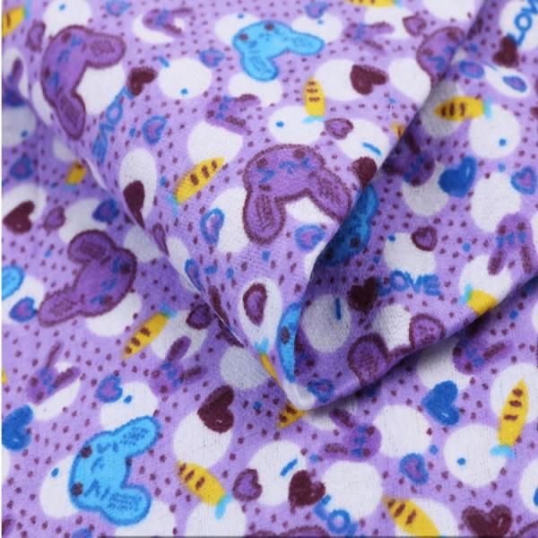 Textile Products Cotton Double Sided Flannel Fabric In Roll