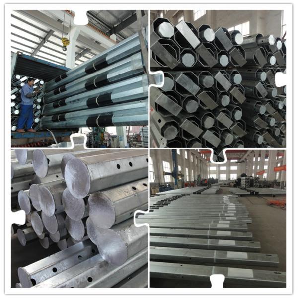 NEA 25FT Steel Poles 30FT 35FT 40FT 45FT For Philippines Construction Project