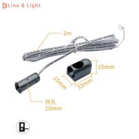 DC 12-24V LED Cabinet Light Door Switch Recessed / Sensor de porta sem fio de superfície