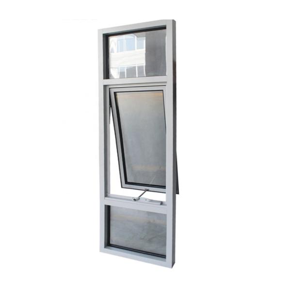Grade Customization 2047 Aluminum Awning Double Glazed Window Design in Grille Colors