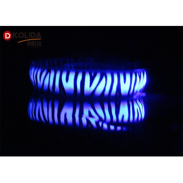 LED Light up Dog Pet Night Safety Collar LED Bright Flashing Adjustable Nylon Collar