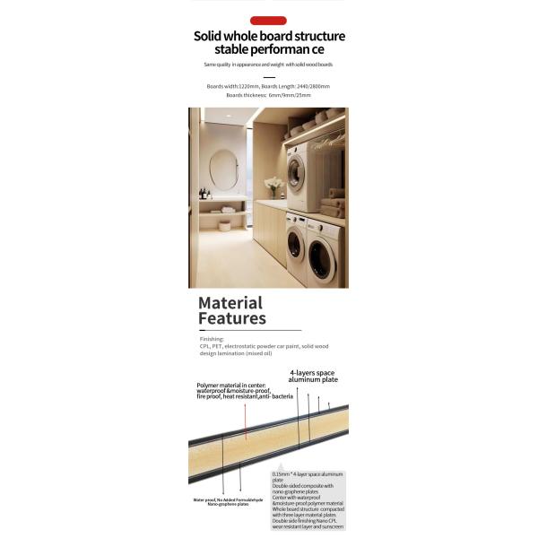 Custom Finish Kitchen Cabinet Modern Design Furniture with Fireproof Boards Material
