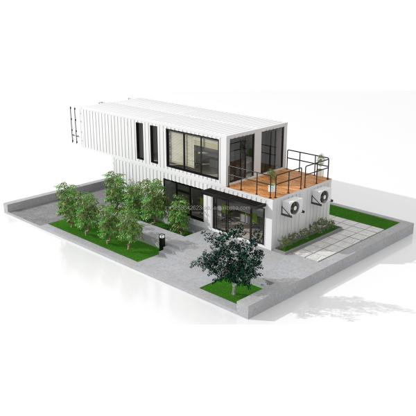 Foldable Puerto Rico Living 40ft Luxury Pack Shipping Container Casas Modulares Prefabricadas Pre Fab House for Market