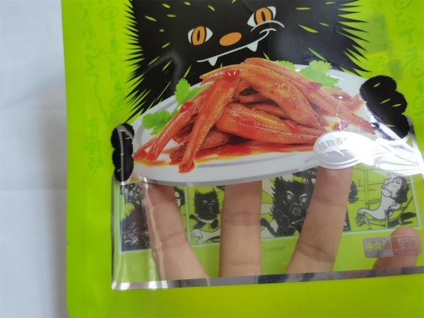 Plastic Packaging PET CPP 3 Side Seal Bags Spot UV Surface Printing