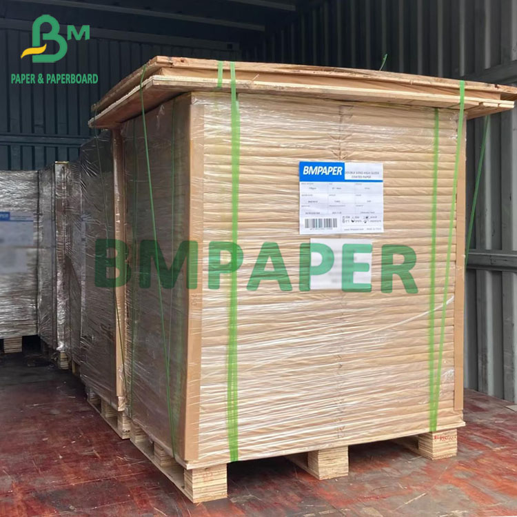 130gsm140gsm 150gsm High Gloss 2 Sides Coaded Art Paper Couche Paper Ream Pack стороны лоска 130гсм 140гсм 150гсм 2 высокого пакета Реам бумаги Коче бумаги искусства Коадед