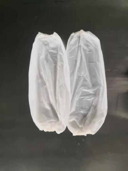 S&J Transparent Pe Cpe Plastic oversleeve disposable plastic arm sleeve cover blue oversleeve for Men Women