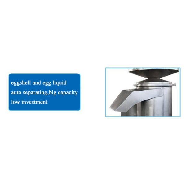 middle scale egg processing machine eggshell breaking machine egg liquid producer