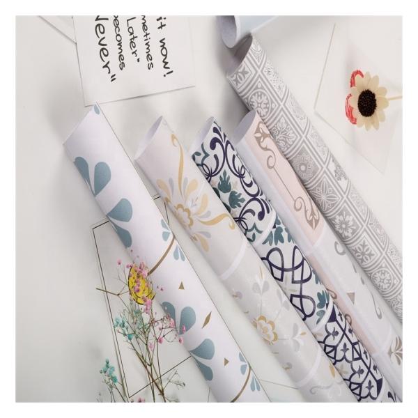 PVC Self-Adhesive Wall Sticker for Bathroom Waterproof Kitchen Countertop Decorative Tile Wallpaper