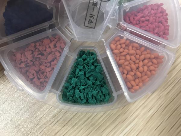 SGS IAAF Certified Tennis Ground Colored Rubber Granules