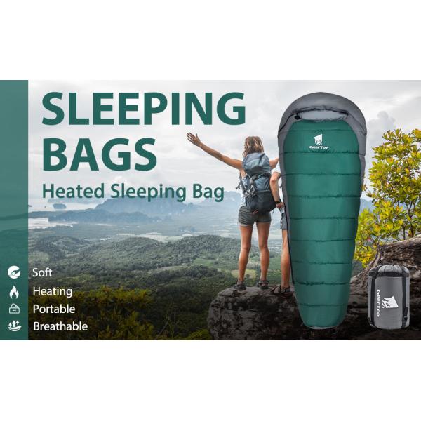 4 Season Electric Heated 1.52kg Polyester Sleeping Bag