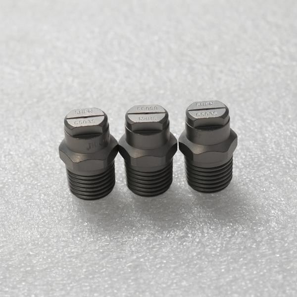 40° Fan-Shaped High-Pressure Nozzle for Sweeper Trucks (Stainless Iron, Stable Spray)