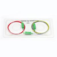 Acoplador da fibra ótica FBT do SC APC 1X2, acoplador da janela triplicar-se 1550nm