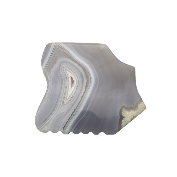 Body Health Care Grey Striped Agate Jade Gua Sha Stone Guasha Board Custom Massage Scraping Therapy Tool for Face and Body