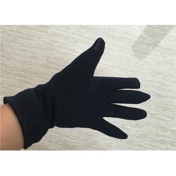 Роскошные самые теплые перчатки овчины/Миттенс овчины кожаных женщин черноты