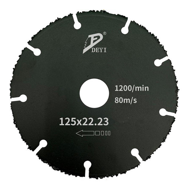 Вакуум лезвия круглой пилы древесины 125mm ногтя паял ножевую головку с песчинкой