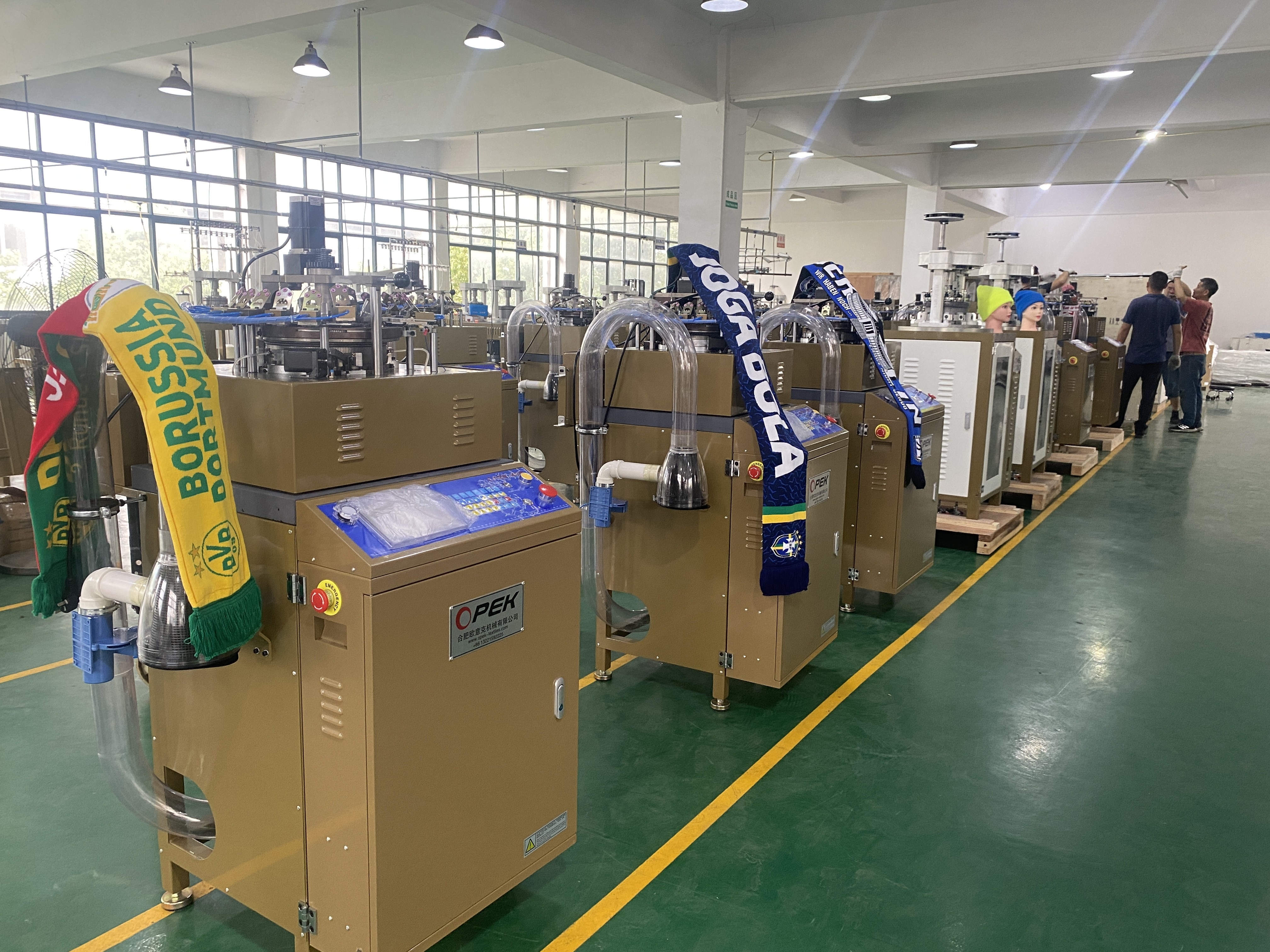9INCH Cylinder Diameter OPEK Cap Machine For Knit Hats/Scarf with Advanced Technology