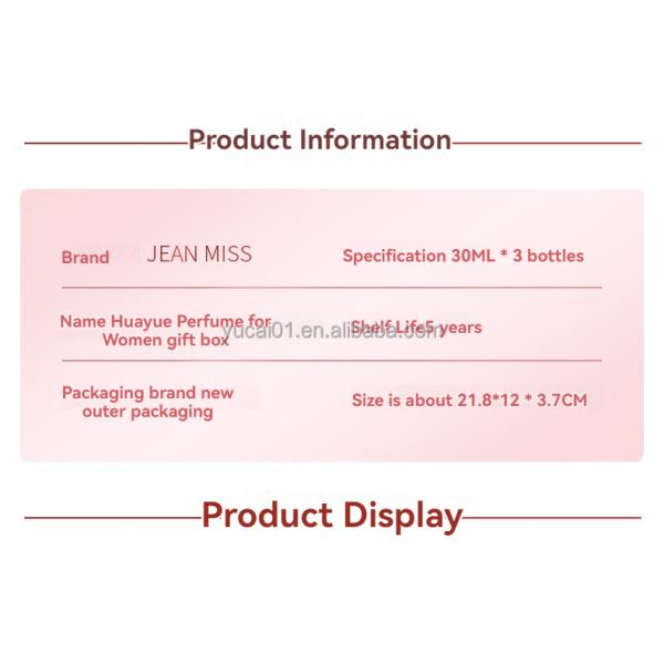 30ml Regular Size Perfume Set Classic Florals Long-Lasting Fragrance