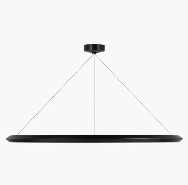 PB 5152 Encircle 48 Ring Chandelier Bronze / Polished Nickel / Natural Brass Finish