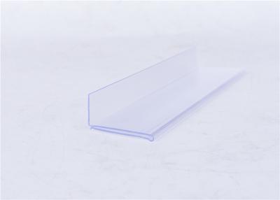 Plastic Extruded Sections Transparent Type For Showing Shop Price Information