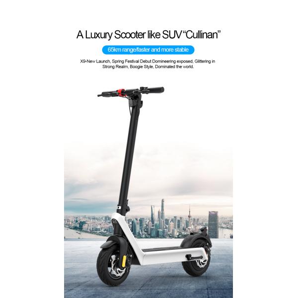 Scooter électrique unisexe X9 16,5Ah batterie 850w moteur design pliable Net/poids brut 20KG/21KG EU/US entrepôt livraison
