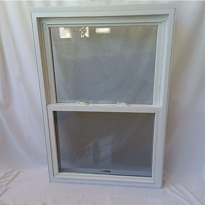 Подъем викторианского стекла с двойным висящим окном UPVC с грилем