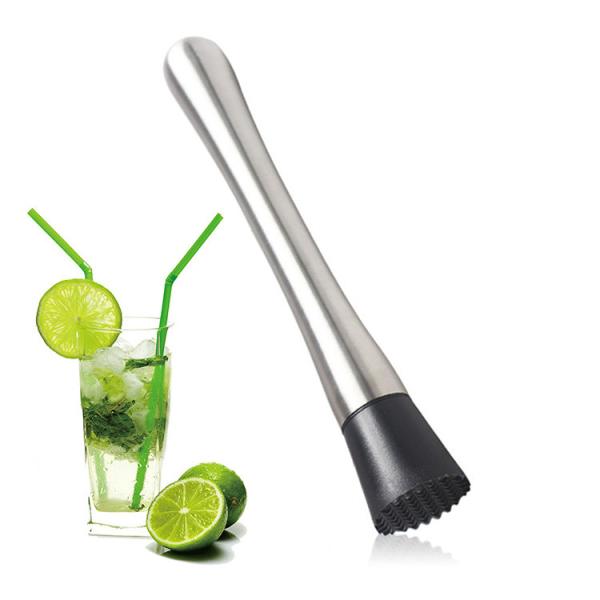 Плод Muddler коктейля нержавеющей стали 8,26 дюймов основал напитки Mojitos Muddler