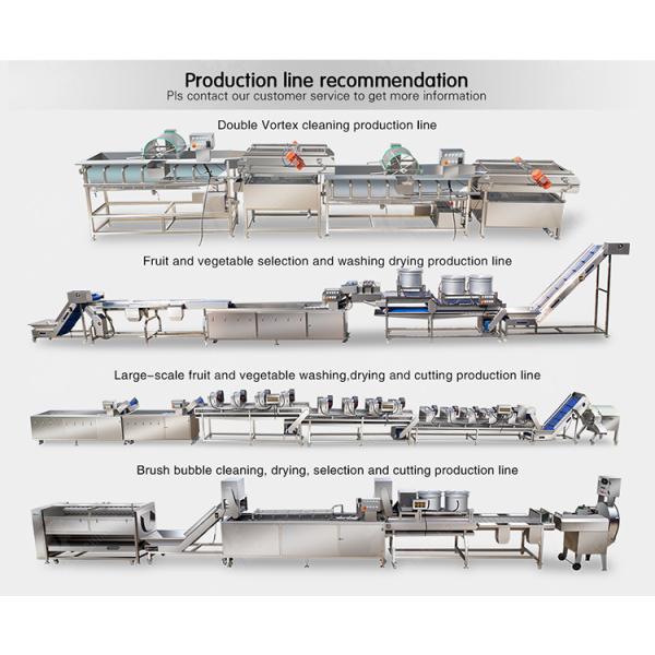 Orange Potato  Potatoes round tuber crops Carrots and longitudinal root vegetables Onions Cabbage varieties Fruiting veget Large-scale fruit and vegetable washing drying and cutting production line