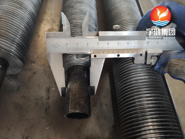 L-Type Wound Fin Tubes Carbon Steel ASTM A179 Base Tube With Aluminum Fins