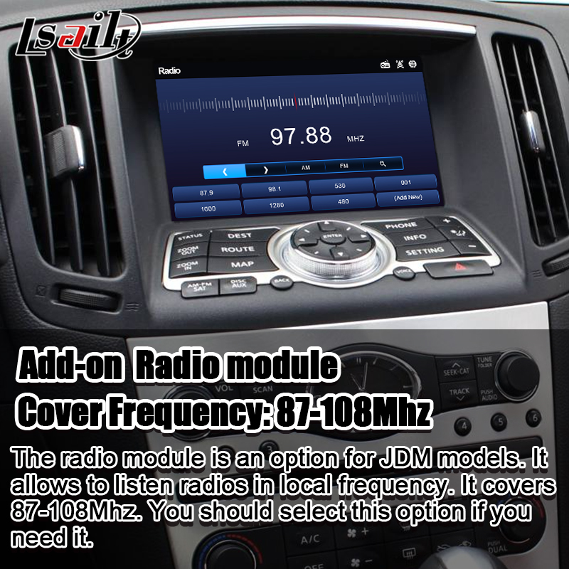 Lsailt 8G Android мультимедийный интерфейс для Infiniti Q40 Q60 G37 G35 Инфоразвлекательный модуль интегрированный беспроводный CarPlay