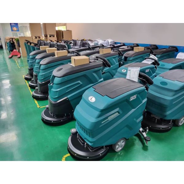 Automatic Walk Behind Floor Scrubber Machine 500W for Restaurant