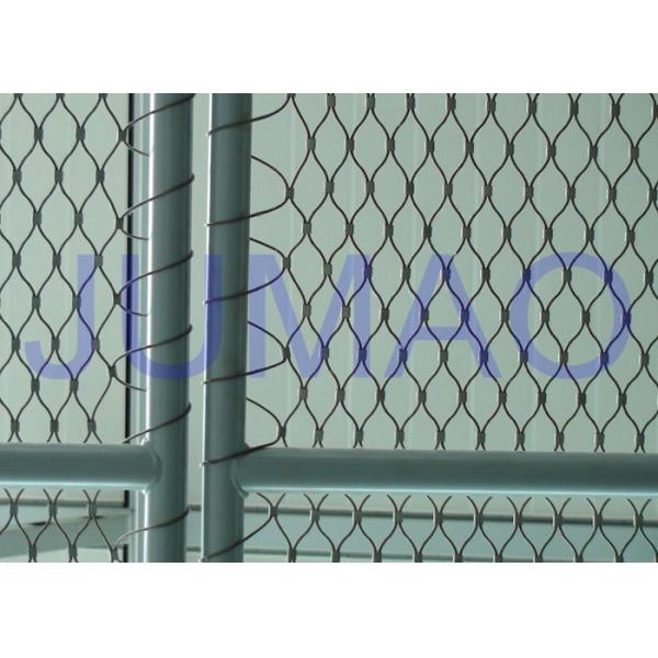 Thin Fall Protection Architectural Metal Fabric Easy To Install For Partition