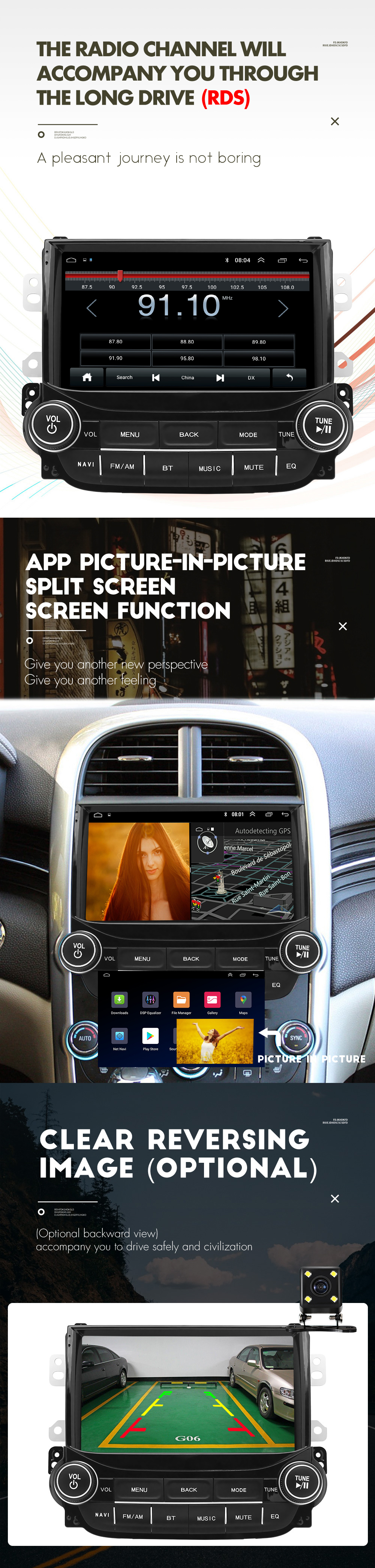 Сенсорный экран Android Car Stereo Carplay для Chevrolet Malibu 2012-2014