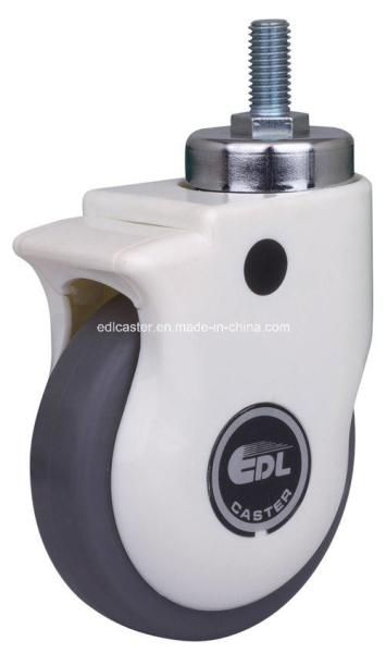 4 70kg Threaded Swivel TPU Medical Caster E3734-77 Customization with Customized Request