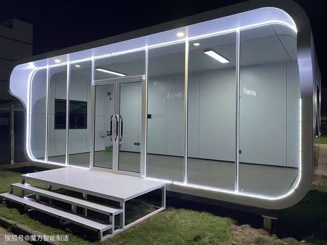 40ft High-Temperature Cold Resistance Capsule Container House for Hotels Apple Warehouses Vessel House Outdoor Home Office
