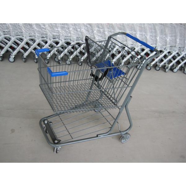 Carretilla de acero 60KG - 140KG certificación de las compras del supermercado de la capacidad ISO9001