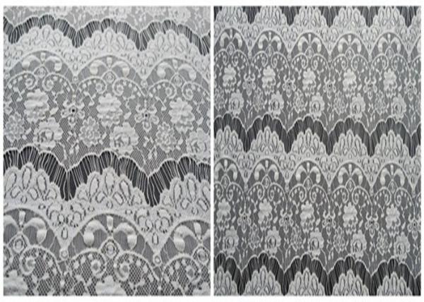 Jacquard Nylon Lace Fabric , 100% Nylon / 145cm Width CY-DN0002