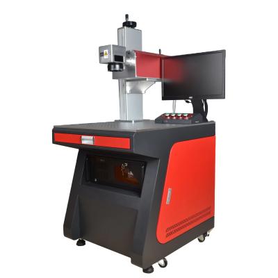 Glass Plastic UV Laser Marking Machine 5W Air Cooling With CCD Vision