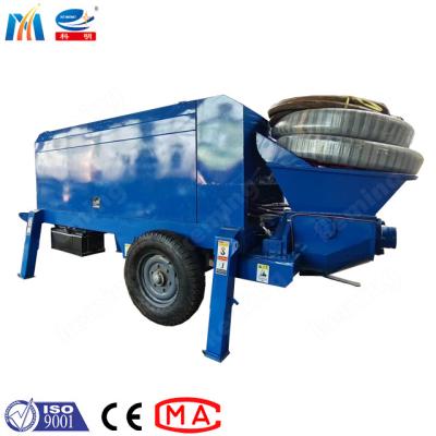 Wet Gunite Machine Hydraulic Concrete Pumps S Tube Valve Concrete Shotcrete Pumping
