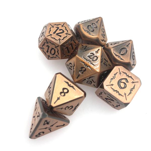 Навальные игральные кости Rpg, набор многогранных ручных полированных черных жидких сердечников, нетоксичные