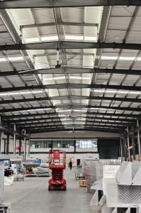 Zero Brush High Torque Density PMSM HVLS Fan With Precise Speed Control