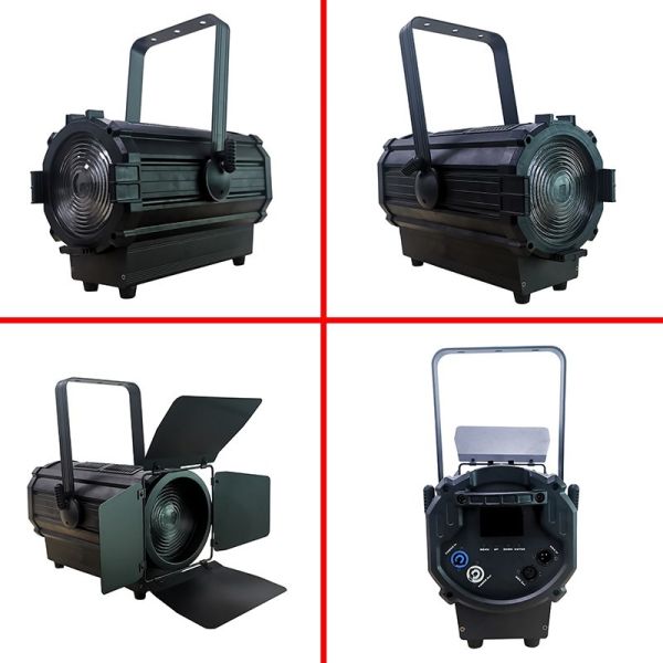 300W LED Fresnel Light Stage Lighting Spot LED Studio Theater Light DMX