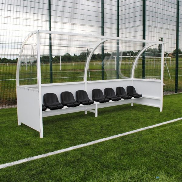 Aluminum Portable Substitute Bench UV Protection Eco Friendly For Soccer Stadium Team Shelter
