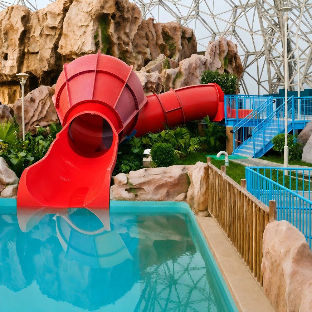 Commercial Fiberglass Funnel Water Slide for Swimming Pool and Water Park